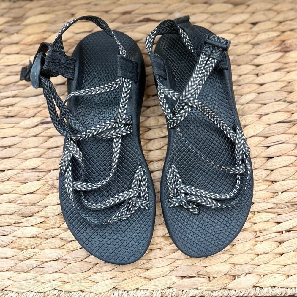 Chaco Z/Cloud Black Gray Sport Hiking Sandals Women’s Size W9
